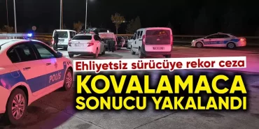 Ehliyetsiz Sürücü Drift Atarken Yakalandı