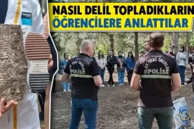 Kütahya’da olay yeri inceleme ekibi öğrencilere tecrübelerini anlattı