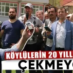 Cep telefonu çekmeyen Köyde, köy sakinleri çözüm istiyor