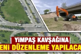 Kütahya’daki köprülü kavşakta genişletme projesi