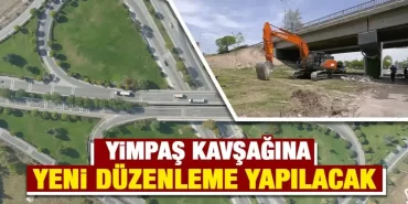 Kütahya’daki köprülü kavşakta genişletme projesi