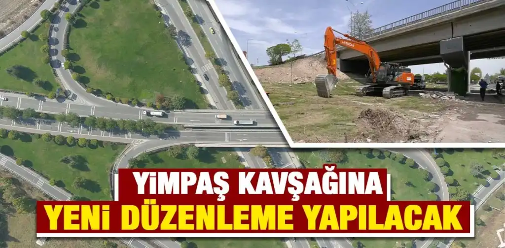 Kütahya’daki köprülü kavşakta genişletme projesi