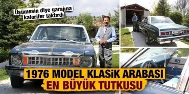 Mehmet Kalmon'un klasik araba tutkusu