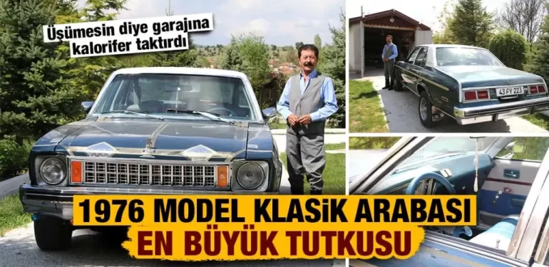 Mehmet Kalmon’un klasik araba tutkusu