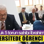 75 Yaşındaki İbrahim Dede Üniversite Öğrencisi Oldu