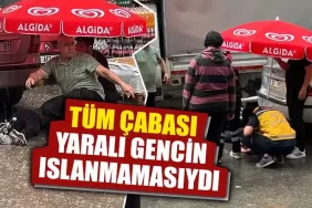Yaralı Genç Kütahya Esnafından Yaralı Genç İçin Örnek Davranış