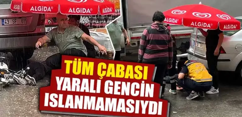 Yaralı Genç Kütahya Esnafından Yaralı Genç İçin Örnek Davranış