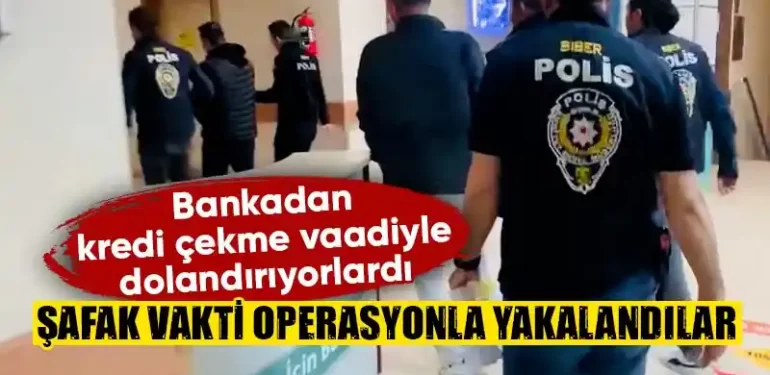 Kütahya’da Dolandırıcılara Şafak Operasyonu Yapıldı