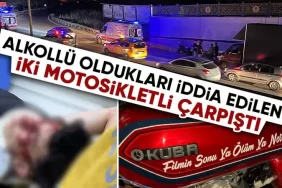 Kütahya'da meydana gelen trafik kazasında, iki motosikletin çarpışması sonucu sürücüler yaralandı. Sürücülerin alkollü oldukları iddia edildi.