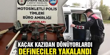 Kütahya’da Yunuslar definecileri yakaladı