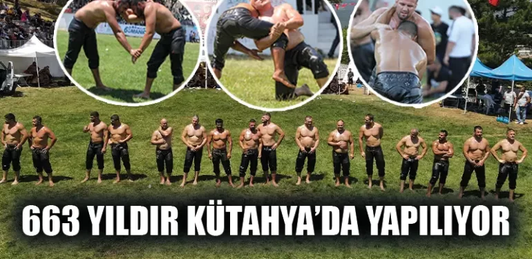 663. Domaniç Yağlı Güreşleri düzenlendi