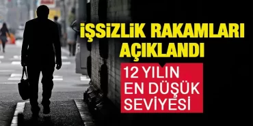 İşsizlik rakamları açıklandı