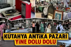 Kütahya Antika Pazarı yüzlerce esnafı ağırladı