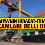Kütahya’da ihracat ve ithalat rakamları belli oldu. Kentin Haziran ihracat ve ithalatında düşüş yaşandı. 