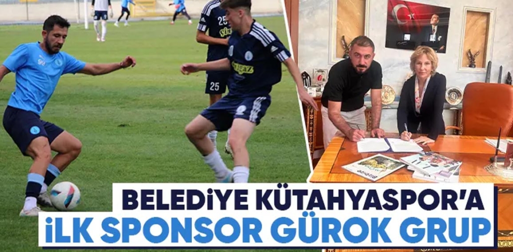 Belediye Kütahyaspor’a Gürok Grup’tan sponsorluk desteği