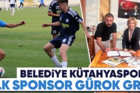 Belediye Kütahyaspor’a Gürok Grup’tan sponsorluk desteği