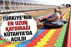Türkiye’nin en uzun kaydırağı Kütahya’da