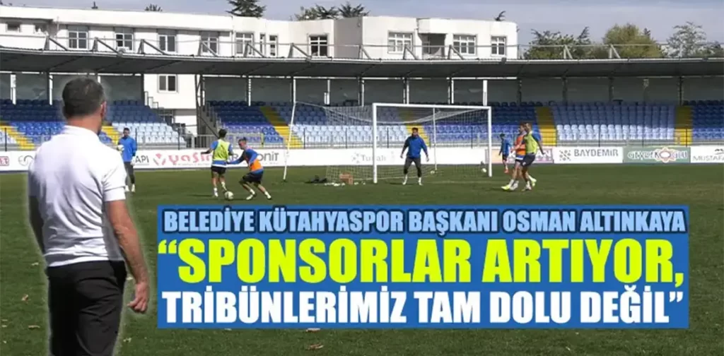 Belediye Kütahyaspor' da sponsorluk anlaşmaları devam ediyor