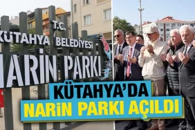 Kütahya'da Narin Parkı, minik Narin için dualarla açıldı
