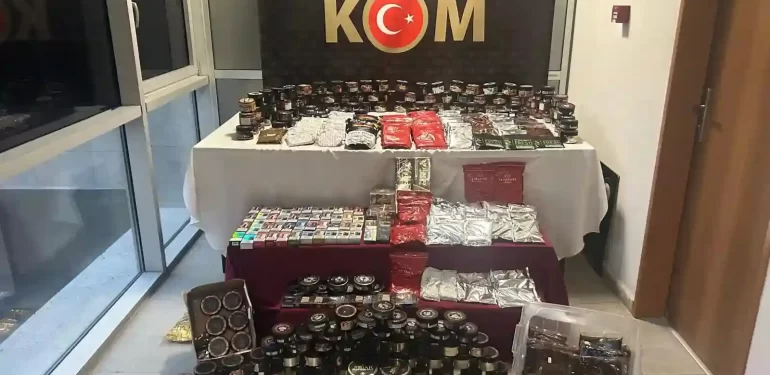 Kütahya’da 116 kilo nargile tütünü yakalandı
