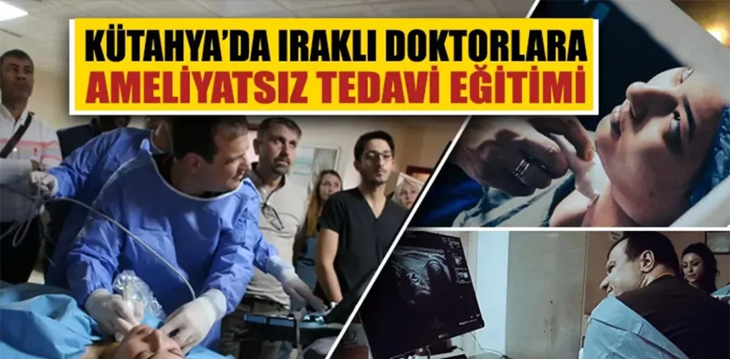 Kütahyada Iraklı doktorlara mikrodalga ablasyon eğitimi verildi