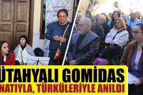 Kütahyalı müzik dehası Gomidas, sanatla anıldı