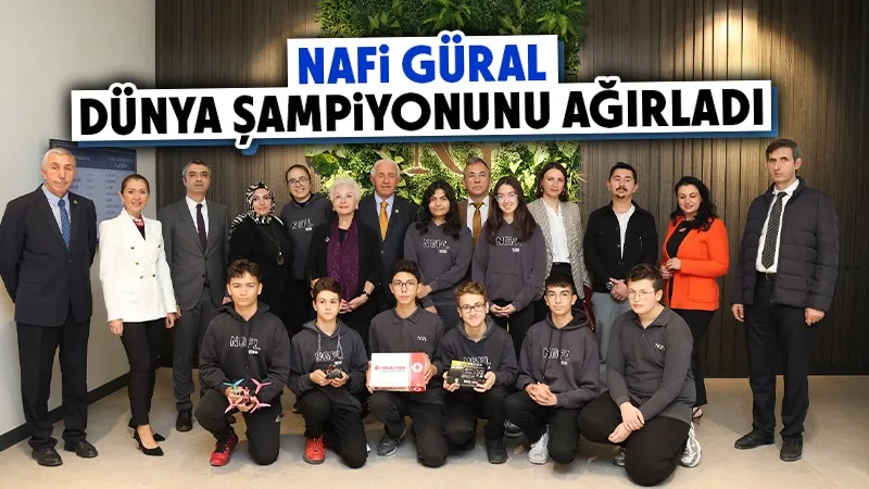 Kütahyalı iş insanı Nafi Güral, dünya dron şampiyonunu ağırladı