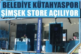 Belediye Kütahyaspor Şimşek Store 2 Kasım’da açılıyor