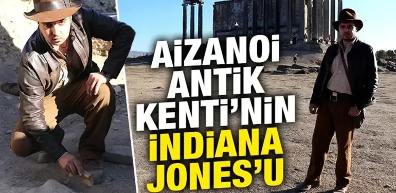 Kütahya Aizanoi’de “Indiana Jones” esintisi