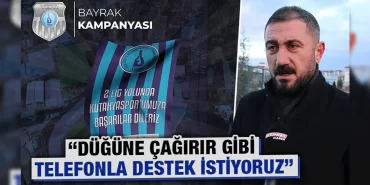 Altınkaya: "Kütahya bayrak kampanyasına çok destek vermedi"