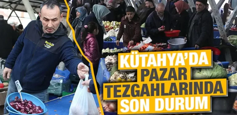 Kütahya pazarlarında kış etkisi: Fiyatlar artışta