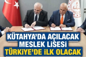 Türkiye’nin ilk otomotiv meslek lisesi Kütahya Simav’da açılıyor