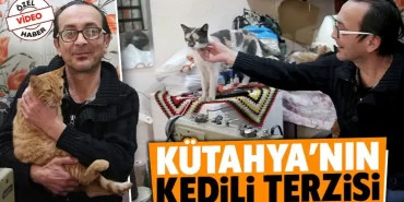 Kütahya’nın kedili terzisi: 11 kediyle meslektaş oldu