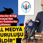Kütahya Gazeteciler Birliği, çalışan gazetecilerin gününü kutladı