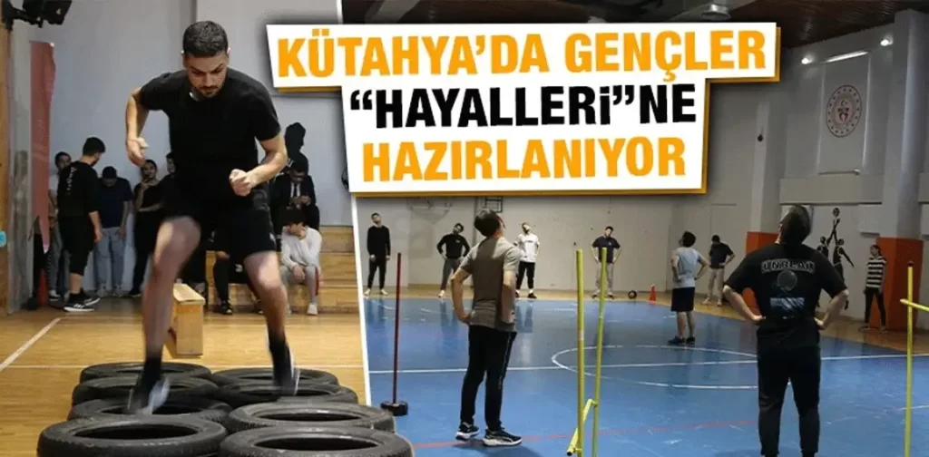 Kütahya’da gençler, hayallerindeki mesleklere hazırlanıyor