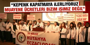 Kütahya'da eczacılar, sorunlarına çözüm bekliyor