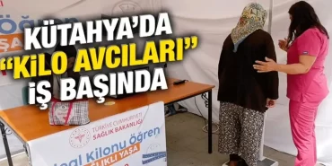 Sağlık için ideal kilo taraması Kütahya’da başladı