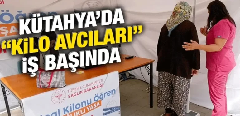 Sağlık için ideal kilo taraması Kütahya’da başladı