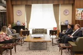 Kütahya Valisi Işın, Büyükelçi Manasijevski’yi ağırladı