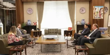 Kütahya Valisi Işın, Büyükelçi Manasijevski’yi ağırladı