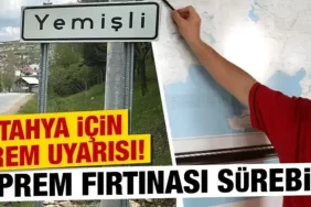 Kütahya’da 1,5 ayda 1250 deprem oldu