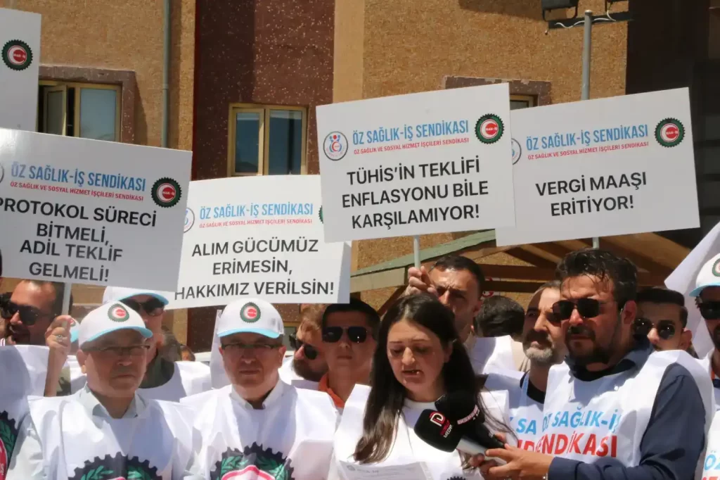 Kütahya’da sağlık çalışanları zam teklifini kabul etmedi