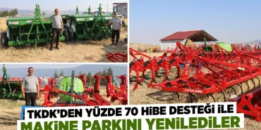 Kütahya’da TKDK desteği ile modern tarım makineleri aldılar
