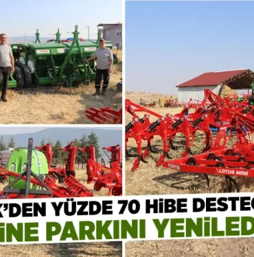 Kütahya’da TKDK desteği ile modern tarım makineleri aldılar