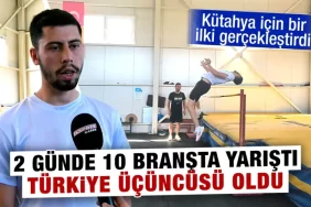 Kütahyalı atlet, Türkiye üçüncüsü oldu