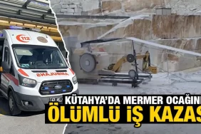 Kütahya'nın Altıntaş ilçesinde, bir mermer ocağında meydana gelen iş kazasında 37 yaşındaki işçi hayatını kaybetti.