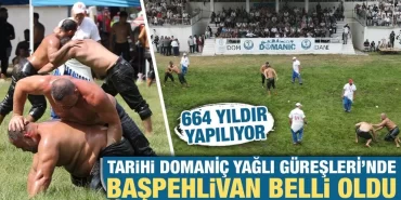 Kütahya Domaniç’te 664. başpehlivan belli oldu