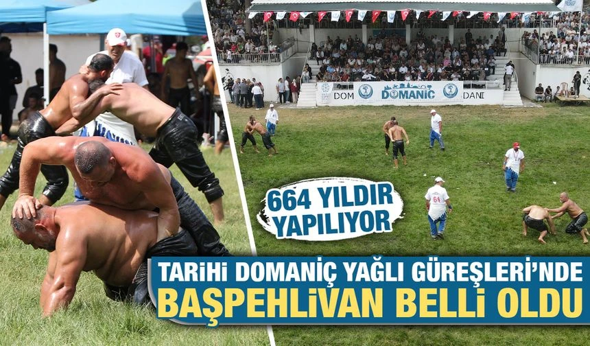 Kütahya Domaniç’te 664. başpehlivan belli oldu