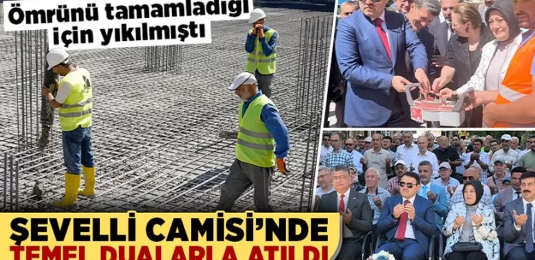 Kütahya’da Şevelli Camisi’nde temel atıldı