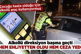 Kütahya’da alkollü sürücü polisten kaçamadı